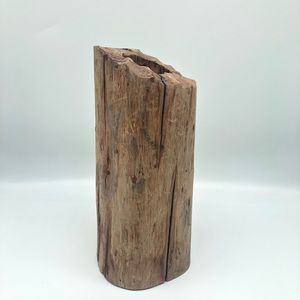 Wooden Pillar Candle Holder Drift Wood